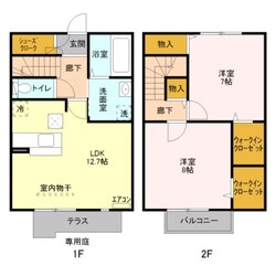 アンベリール美園の物件間取画像